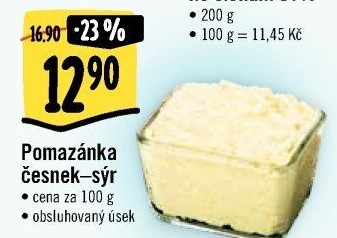 Česneková pomazánka se sýrem