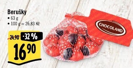 Čokoládové berušky Chocoland