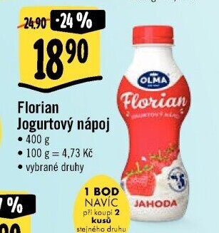 Jogurtový nápoj Florian Olma