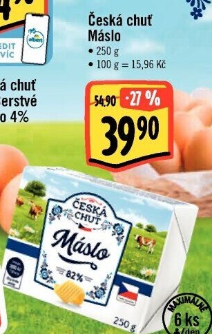 Máslo Česká chuť