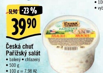 Pařížský salát Česká chuť