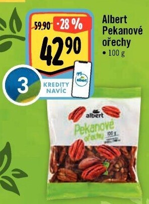 Pekanové ořechy Albert