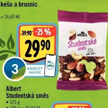 Studentská směs Albert