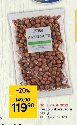 Tesco Lísková jádra