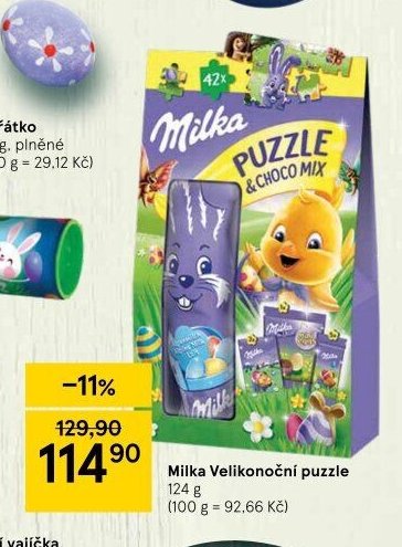 Milka Velikonoční puzzle