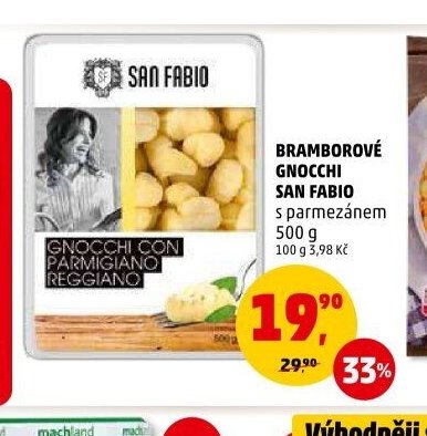 Bramborové gnocchi San Fabio