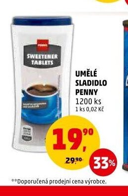 Umělé sladidlo Penny