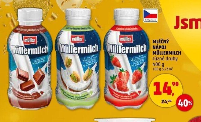 Mléčný nápoj Müllermilch