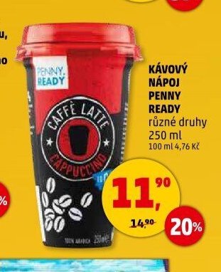 Kávový nápoj Penny Ready