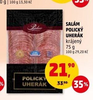Salám Polický uherák krájený