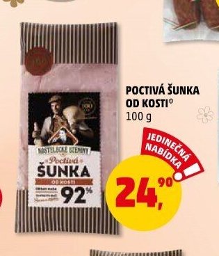Poctivá šunka od kosti