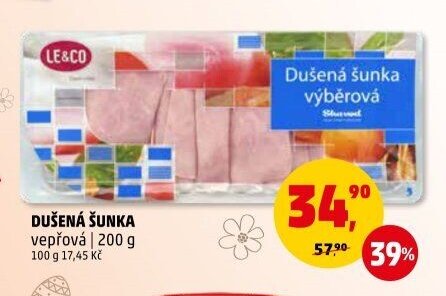 Dušená šunka vepřová