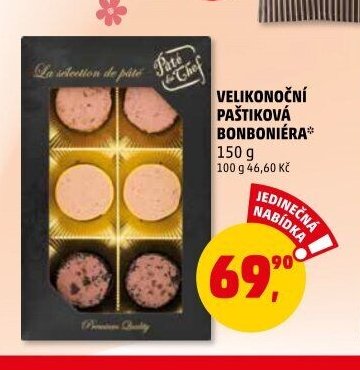 Velikonoční paštiková bonboniéra
