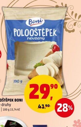SÝR POLOOŠTĚPEK BONI