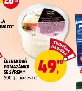 ČESNEKOVÁ POMAZÁNKA SE SÝREM