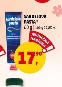 SARDELOVÁ PASTA