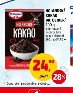 HOLANDSKÉ KAKAO DR. OETKER