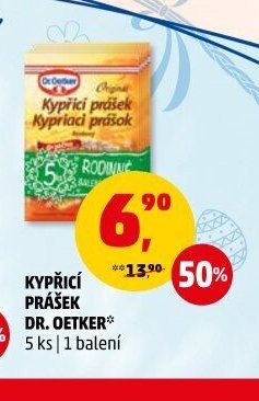 KYPŘICÍ PRÁŠEK DR. OETKER