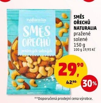 Směs ořechů Naturalia pražené solené