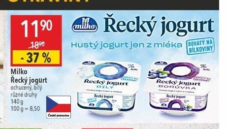 Milko Řecký jogurt