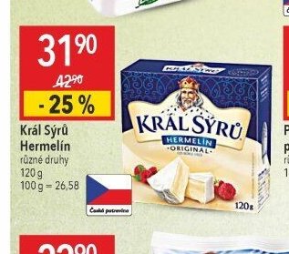 Král Sýrů Hermelín