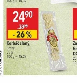 Korbáč slaný