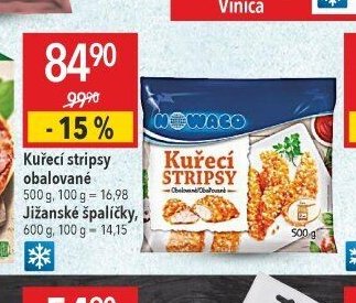 Kuřecí stripsy obalované, Jižanské špalíčky
