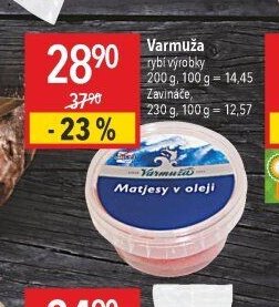 Varmuža rybí výrobky