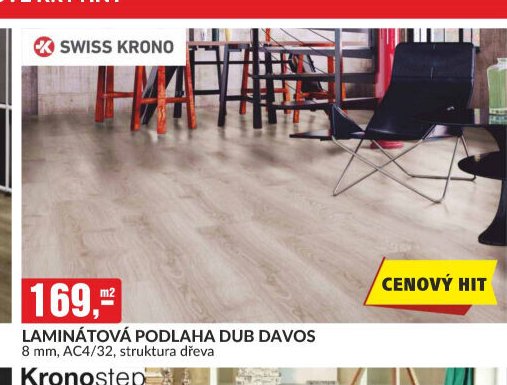 LAMINÁTOVÁ PODLAHA DUB DAVOS