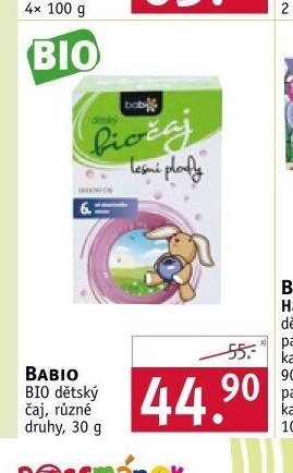 BABIO BIO dětský čaj