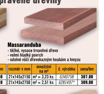 Massaranduba - Hornbach akcniletaky.com