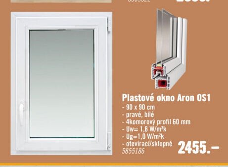 Plastové okno Aron OS1 - Hornbach akcniletaky.com