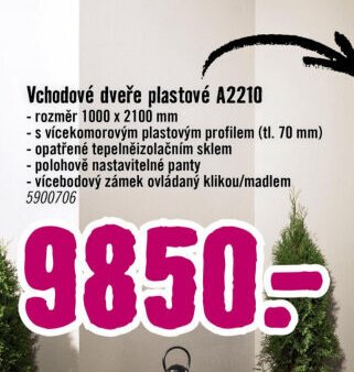 Vchodové dveře plastové A2210 - Hornbach akcniletaky.com