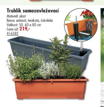 Truhlík samozavlažovací