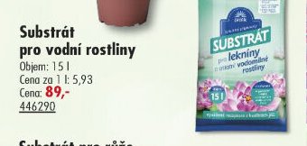 Substrát pro vodní rostliny