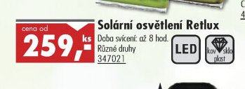 Solární osvětlení Retlux - UNI HOBBY akcniletaky.com