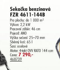 Sekačka benzínová FZR 4611-144B - UNI HOBBY akcniletaky.com