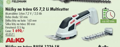 Nůžky na trávu GS 7,2 Li Multicutter - UNI HOBBY akcniletaky.com