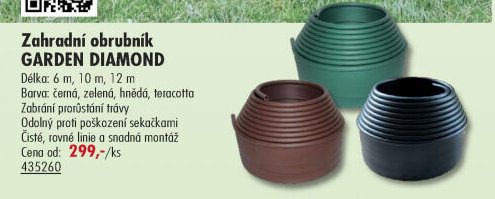Zahradní obrubník GARDEN DIAMOND - UNI HOBBY akcniletaky.com