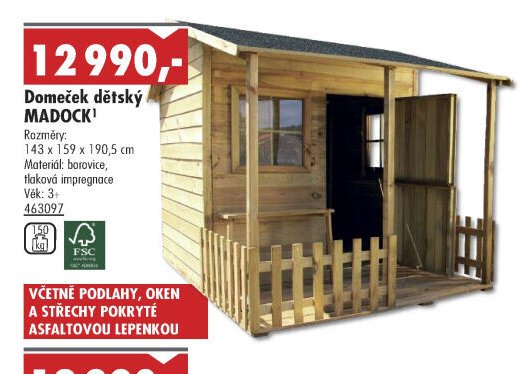 Domeček dětský MADOCK - UNI HOBBY akcniletaky.com