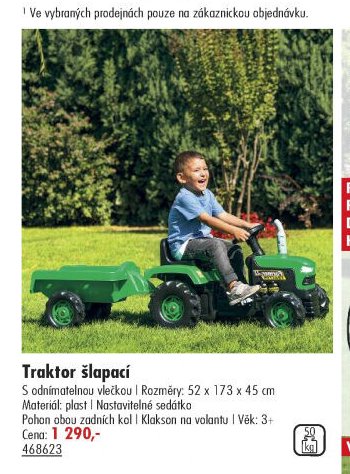 Traktor šlapací - UNI HOBBY akcniletaky.com