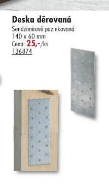 Deska děrovaná - UNI HOBBY akcniletaky.com