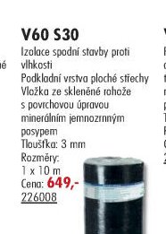 V60 S30 - UNI HOBBY akcniletaky.com