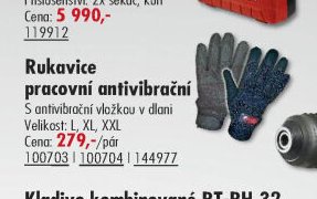 Rukavice pracovní antivibrační - UNI HOBBY akcniletaky.com