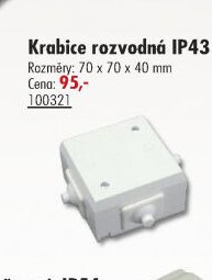 Krabice rozvodná IP43 - UNI HOBBY akcniletaky.com