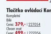 Tlačítko ovládací Komfort Bílé - UNI HOBBY akcniletaky.com