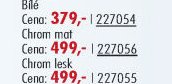 Tlačítko ovládací Komfort Chrom mat - UNI HOBBY akcniletaky.com