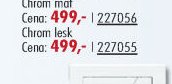 Tlačítko ovládací Komfort Chrom lesk - UNI HOBBY akcniletaky.com
