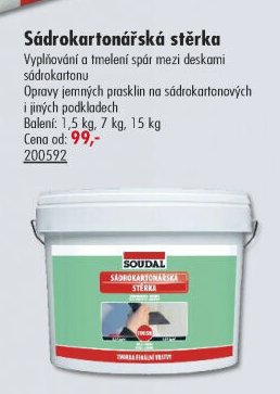 Sádrokartonářská stěrka - UNI HOBBY akcniletaky.com