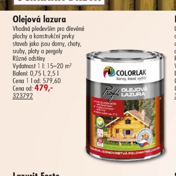 Olejová lazura - UNI HOBBY akcniletaky.com